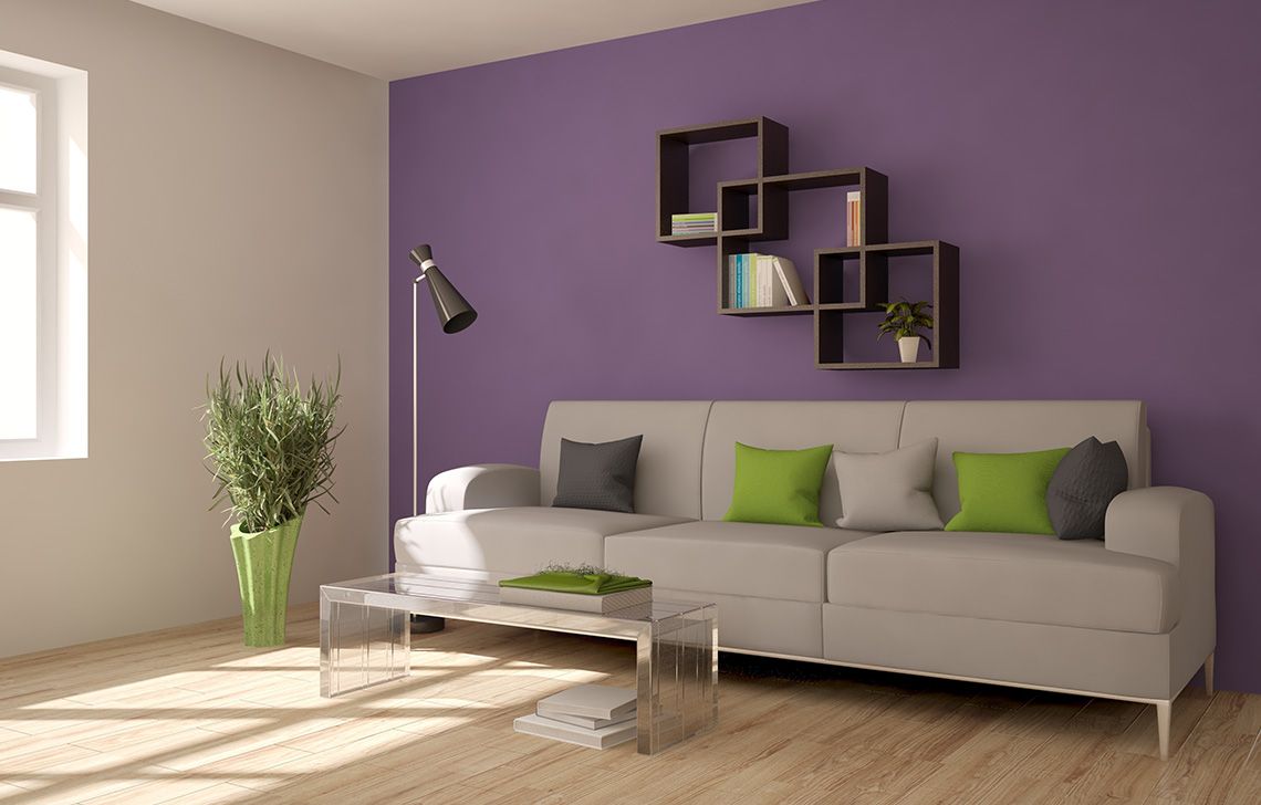 Bring Your Walls To Life With A Striking Purple